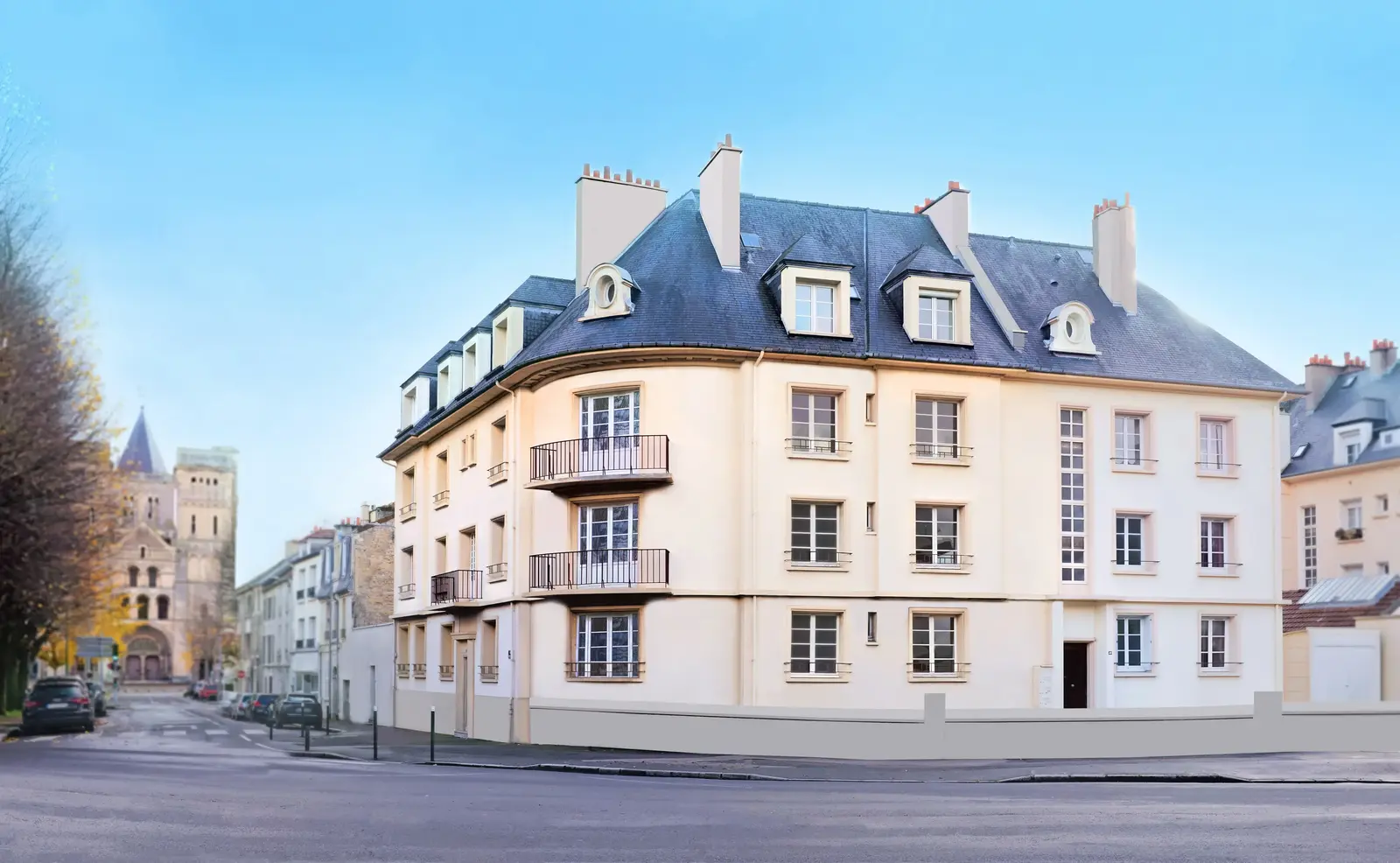 Façade d’un programme ASD Invest à Caen